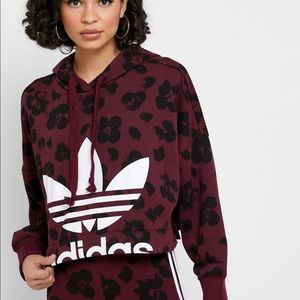 Adidas Trefoil Cropped Hoodie